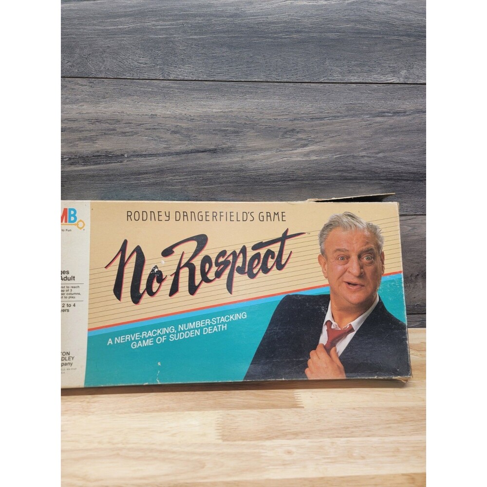 Rodney Dangerfield No Respect Board Game Milton Bradley 1985 Vintage COMPLETE